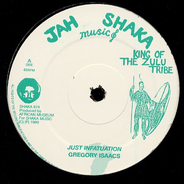 1989 GREGORY ISAACS JUST INFATUATION